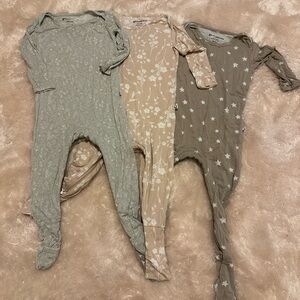 Bundle of 3 Gunamuna Footie PJs - 18-24M